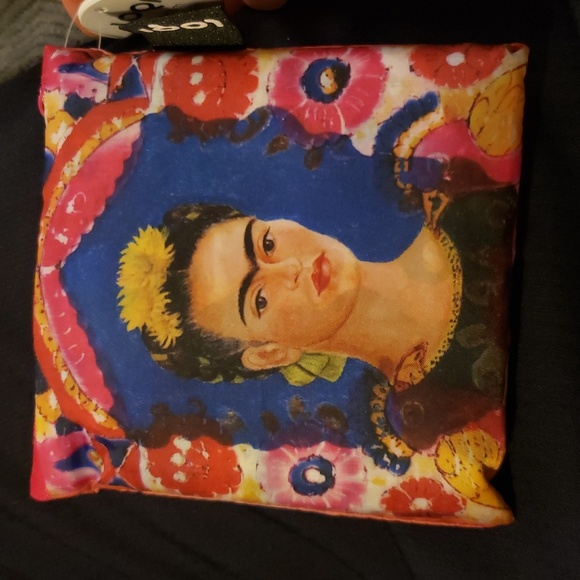 💥BUY 5 GET 3 FREE LOQI Frida Kahlo Tote Bag The Frame Lightweight Tote - Picture 7 of 8